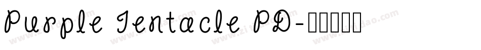Purple Tentacle PD字体转换